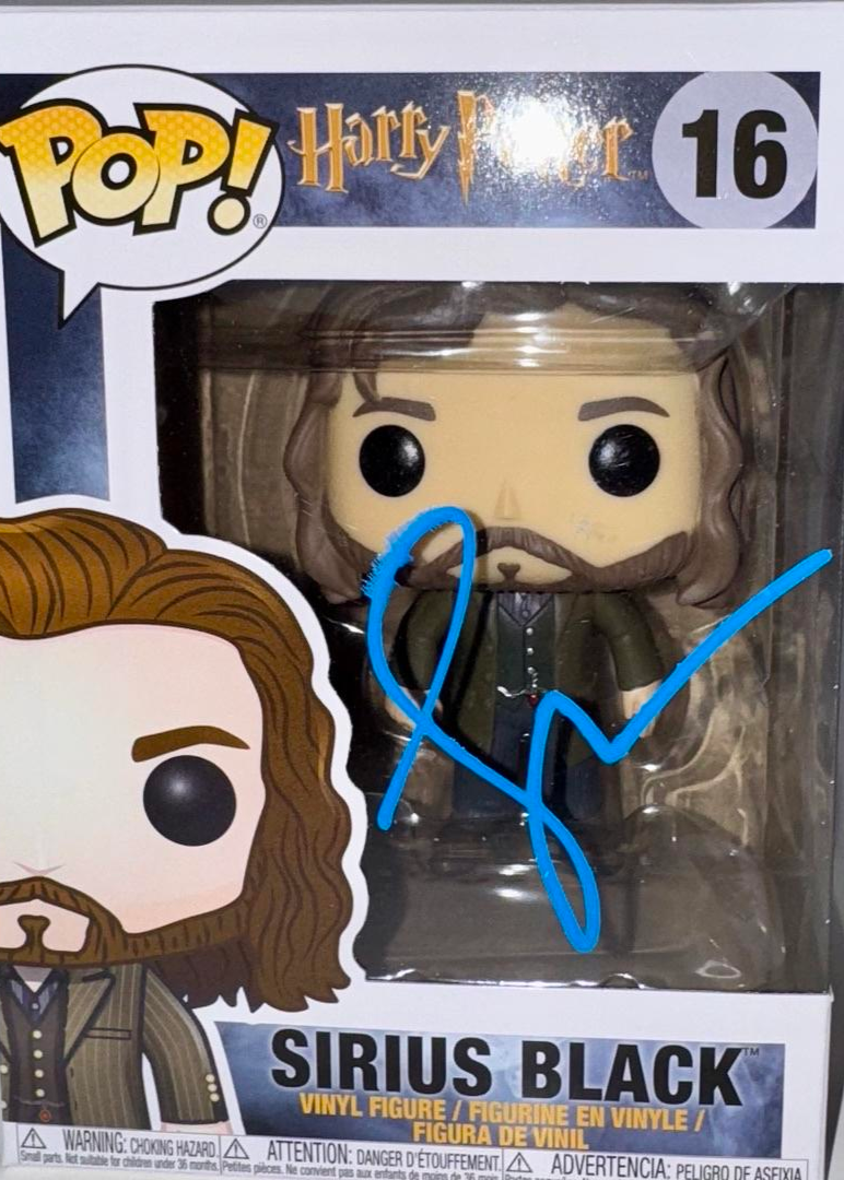 Gary Oldman Signed Funko Pop #16 "Sirius Black" (Harry Potter) - Beckett COA #04
